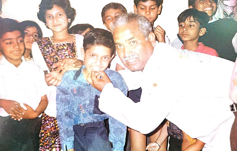 my birthday with my father
